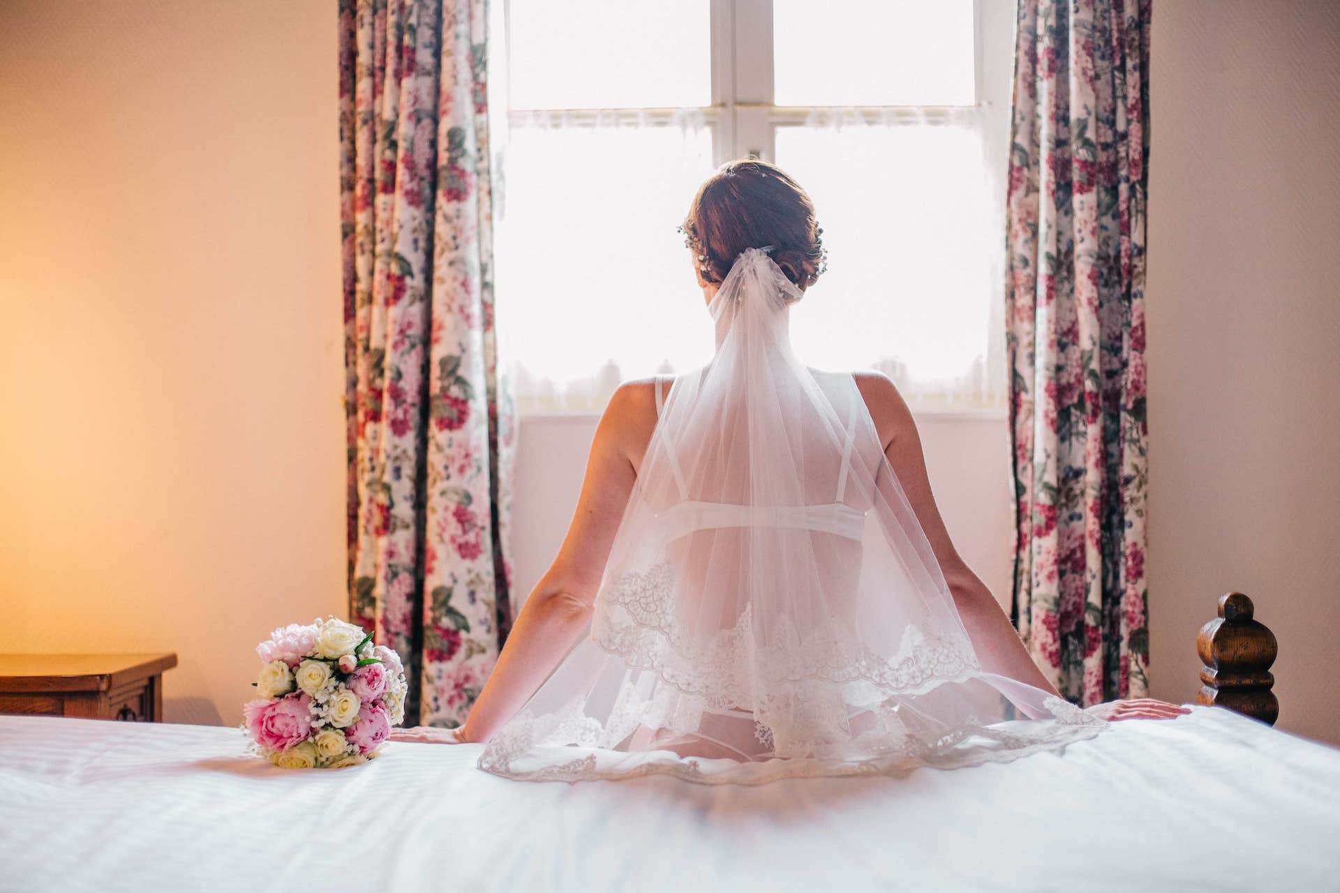 Séance photo boudoir de la mariée -