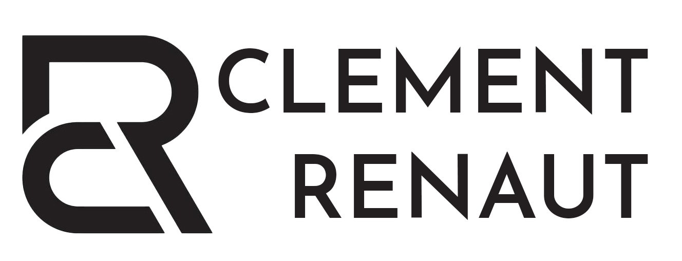 logo noir clement renaut 2025 horizontal